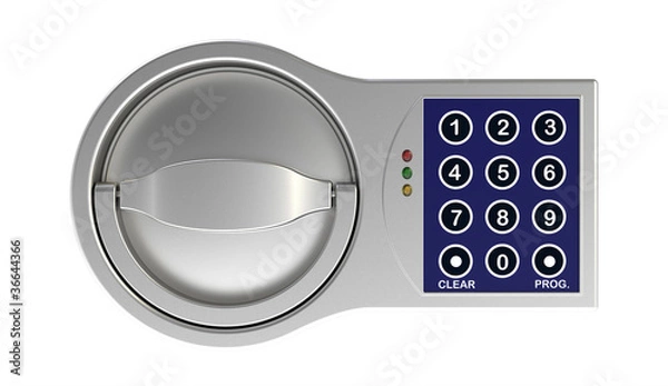Fototapeta The coded lock