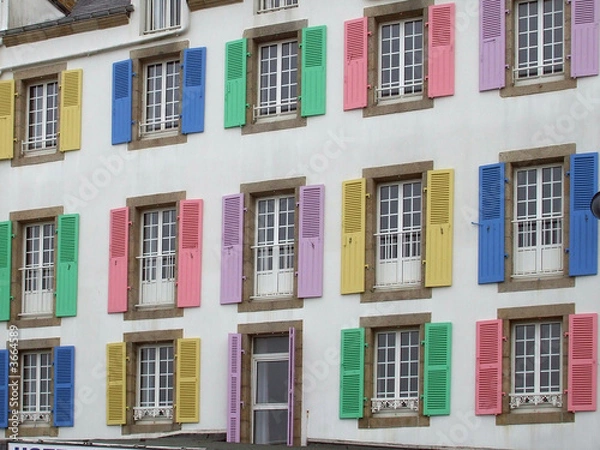 Obraz fenétres multicolores