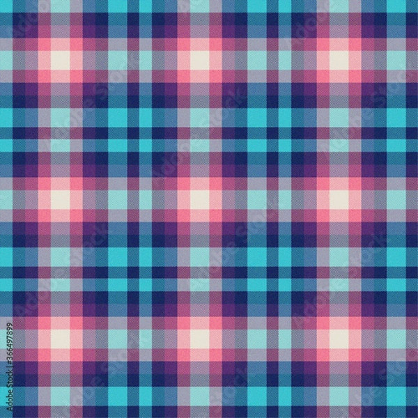 Fototapeta seamless tartan textile pattern background