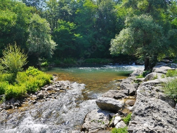 Obraz river with nice color gradation