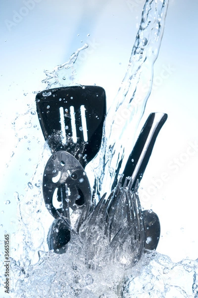 Obraz Washing kitchen ware