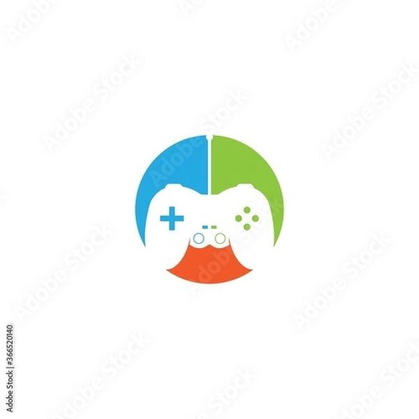 Fototapeta Joystick logo vector