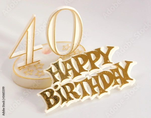 Obraz 40th birthday