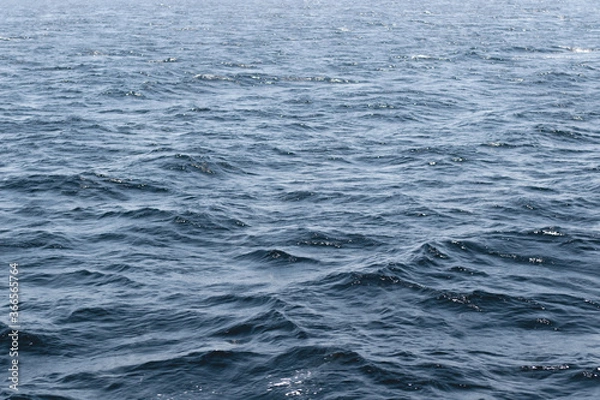 Fototapeta Blue sea waves surface pattern