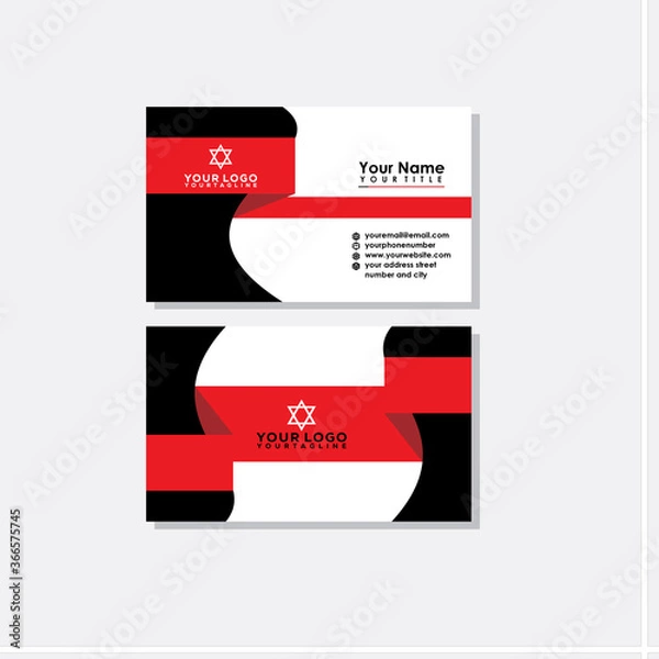 Obraz Modern business card Premium Vector