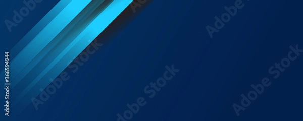 Fototapeta Blue background vector illustration lighting effect graphic for text and message board design infographic for wide banner