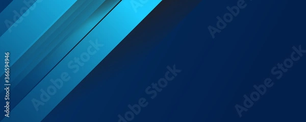 Fototapeta Blue background vector illustration lighting effect graphic for text and message board design infographic for wide banner