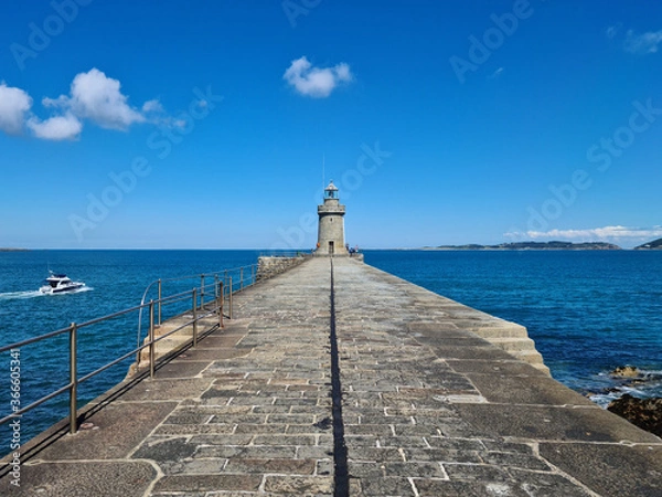 Fototapeta St Peter Port Lighthouse, Guernsey Channel Islands