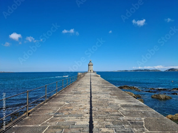 Fototapeta St Peter Port Lighthouse, Guernsey Channel Islands