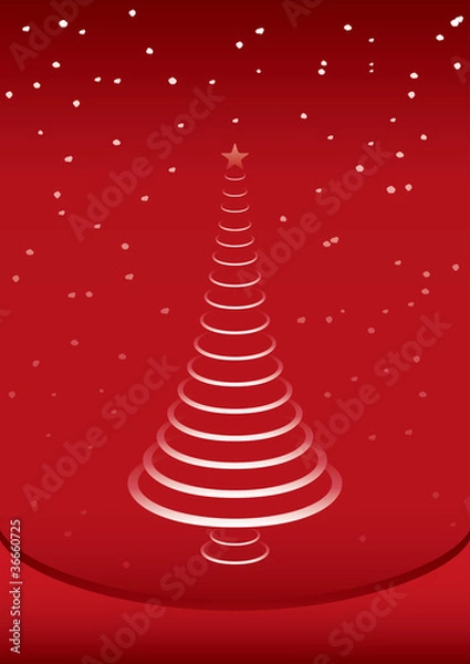 Obraz Christmas Tree Vector