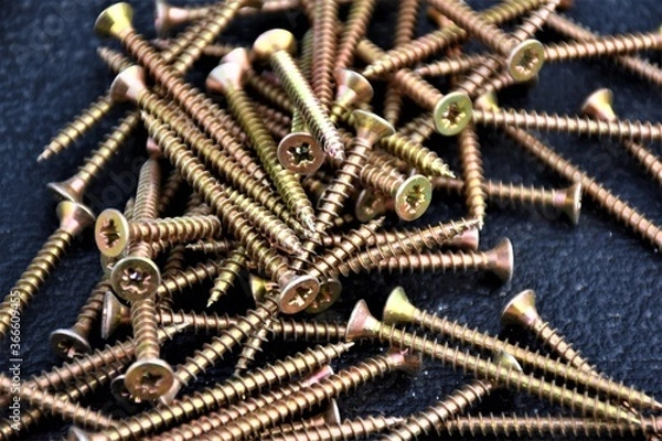 Fototapeta Wkręty do drewna 