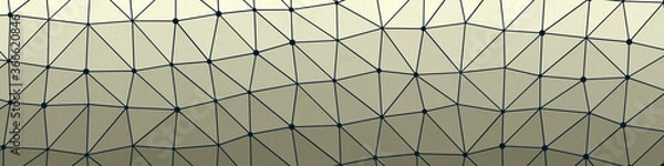 Fototapeta Amber color Abstract color Low-Polygones Generative Art background illustration