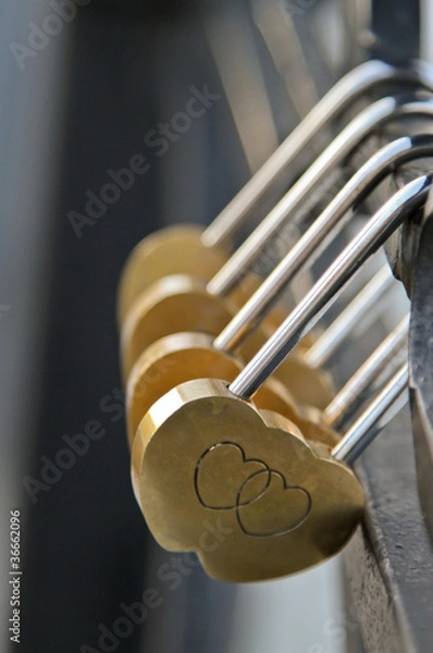 Obraz wedding padlocks