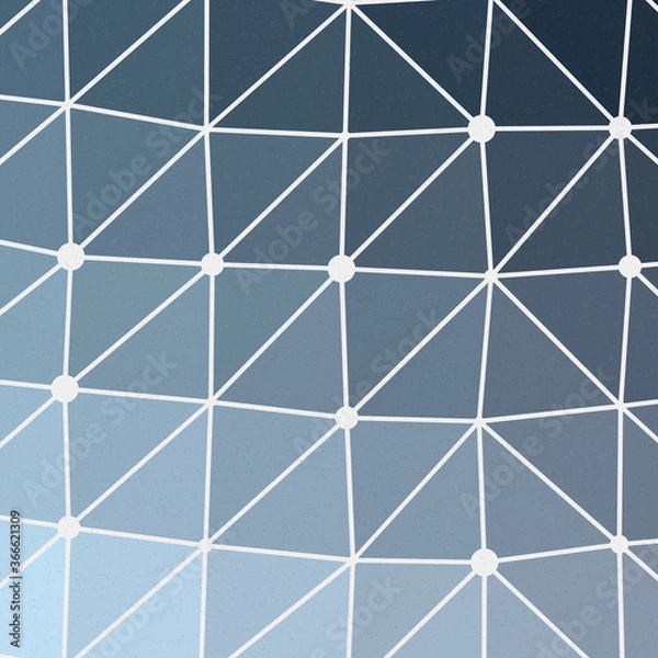 Fototapeta Kentucky Blue color Abstract color Low-Polygones Generative Art background illustration