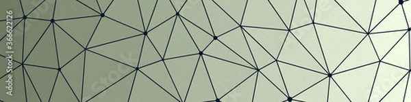 Fototapeta Yellow Green color Abstract color Low-Polygones Generative Art background illustration