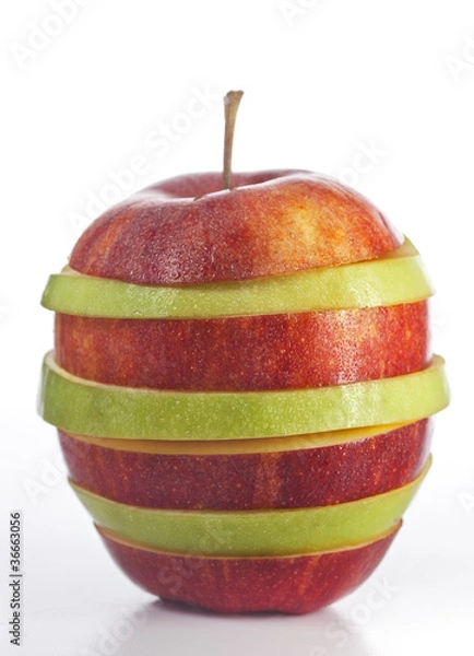 Obraz Apfel rot-grün