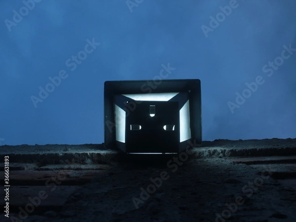 Obraz bluff on a sad day.