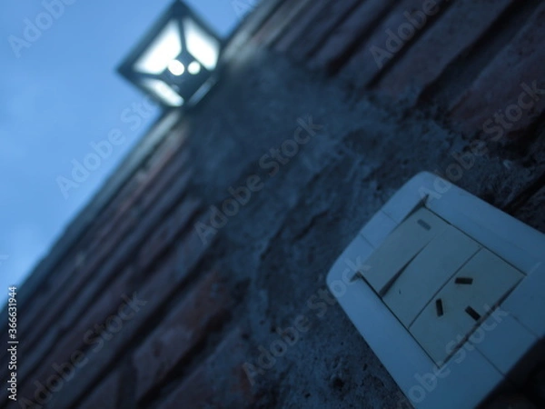 Obraz bluff on a sad day.