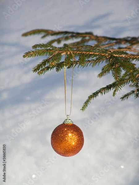 Obraz Toy on a fur-tree.