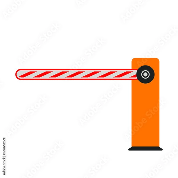 Obraz roadblock illustration