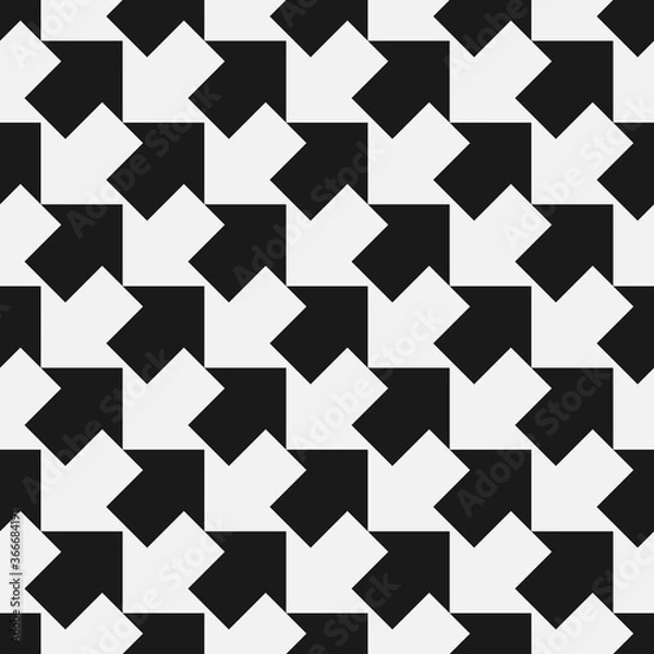Obraz Seamless geometric pattern with arrows