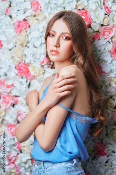 Fototapeta tender young woman