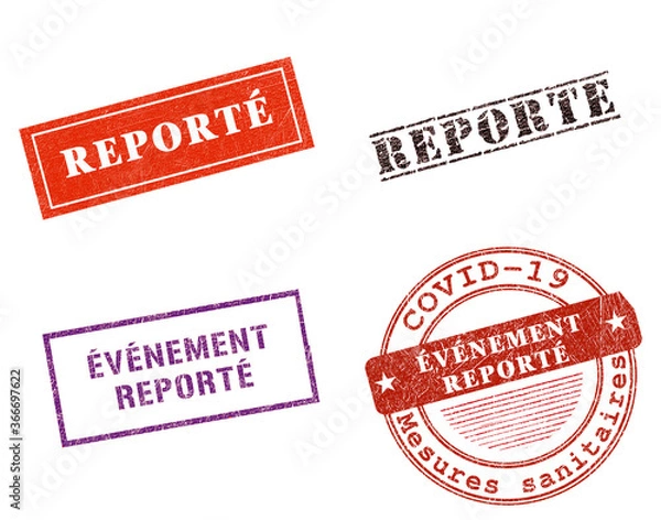 Obraz Cachet événement reporté