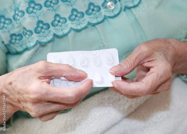 Obraz Tabletten nehmen