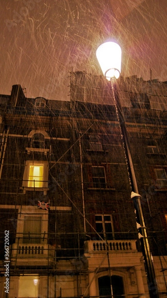 Obraz Snowing and light