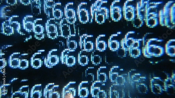 Fototapeta numbers background