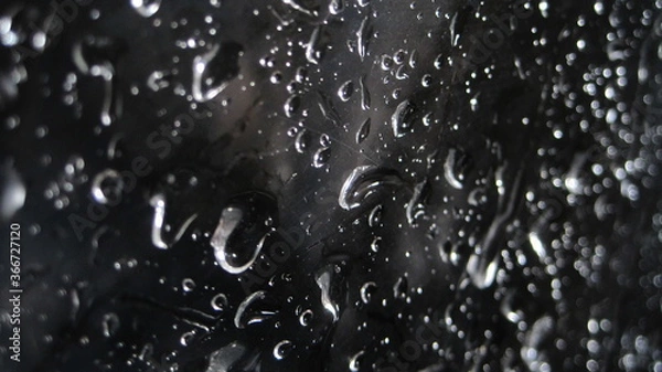 Fototapeta rain drops on the window