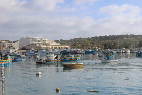 Obraz MARSAXLOKK - MALTA DEC 2019