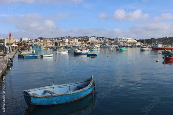 Obraz MARSAXLOKK - MALTA DEC 2019