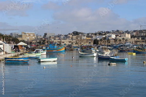 Obraz MARSAXLOKK - MALTA DEC 2019