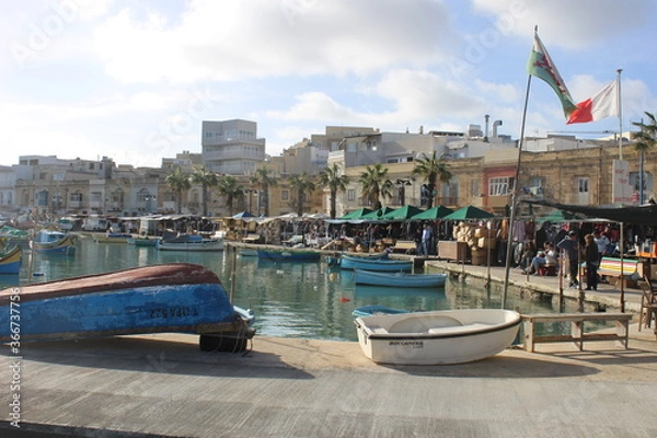 Obraz MARSAXLOKK - MALTA DEC 2019