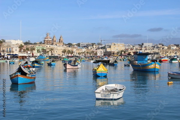 Obraz MARSAXLOKK - MALTA DEC 2019