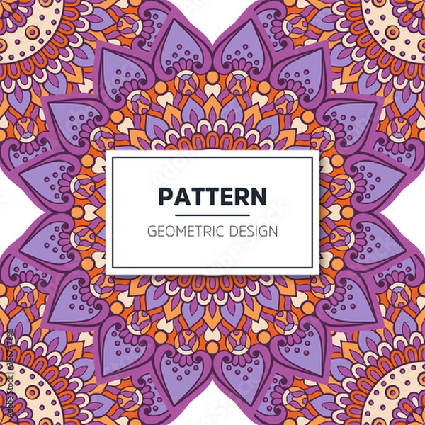 Fototapeta luxury ornamental mandala design background