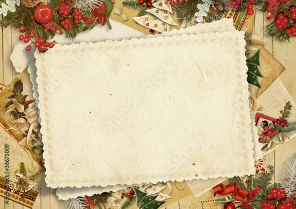 Obraz Holiday's greeting card