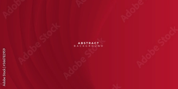 Fototapeta Geometric red 3d presentation background