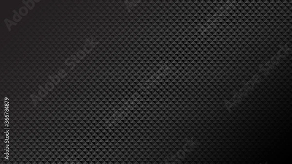 Fototapeta Abstract geometric grid pattern black wallpaper, Abstract vector backgrounds.