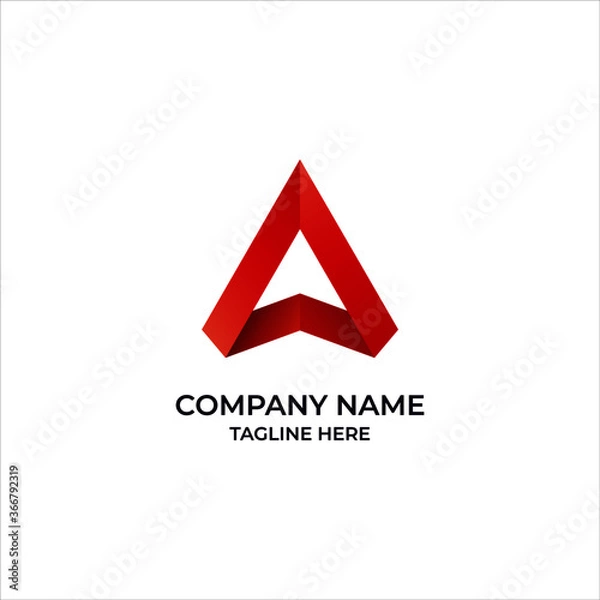 Fototapeta Abstract Triangle Logo