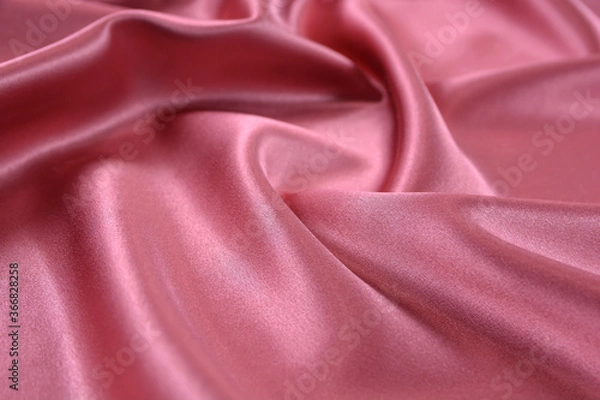 Obraz Satin fabric with gentle curves