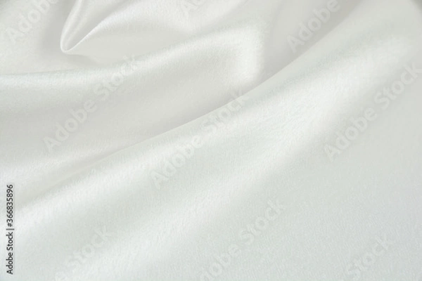 Fototapeta Satin fabric with gentle curves