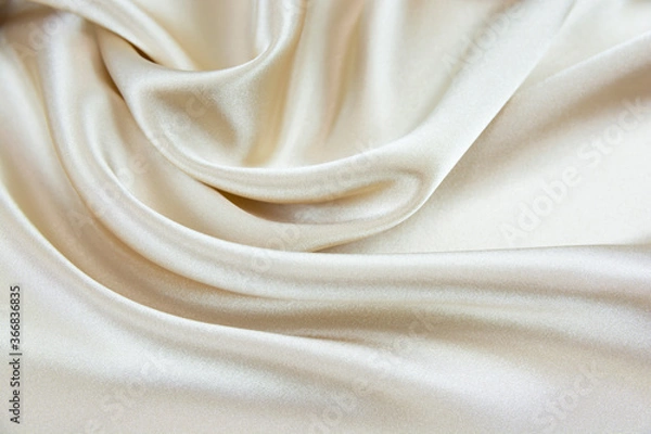 Obraz Satin fabric with gentle curves