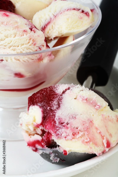 Obraz Raspberry ice cream