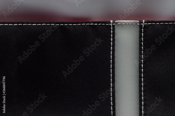 Obraz Fabric, leather and stitches texture