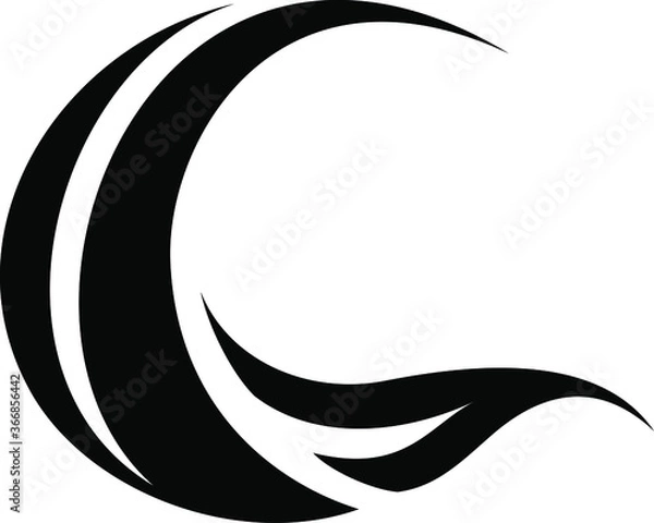 Fototapeta line vektor waves