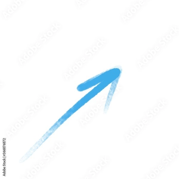 Obraz blue paint brush