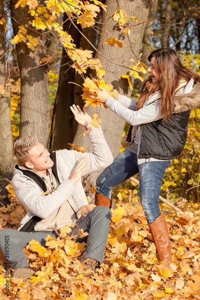 Obraz junge herbst fans