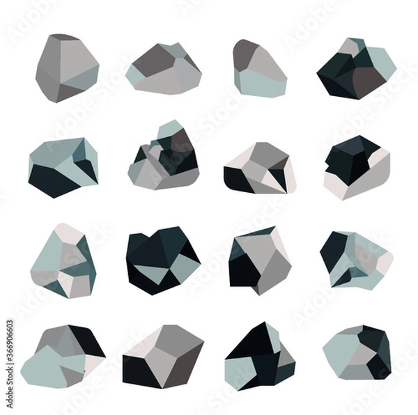 Fototapeta Salt crystal isolated on white